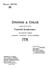 Daphnis et Chloé Partie I
